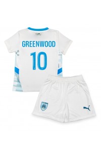 Olympique de Marseille Mason Greenwood #10 Babytruitje Thuis tenue Kind 2024-25 Korte Mouw (+ Korte broeken)